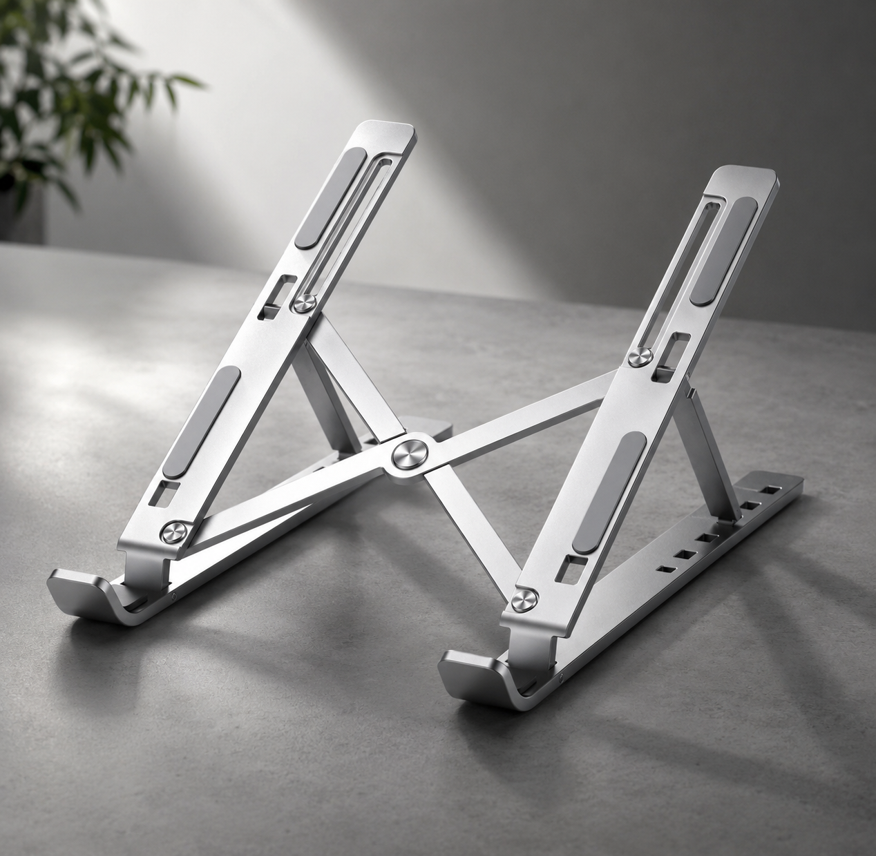 Premium Foldable Adjustable Aluminum Laptop Stand